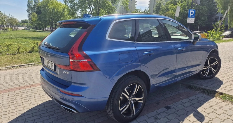 Volvo XC 60 cena 136000 przebieg: 99000, rok produkcji 2019 z Warszawa małe 301